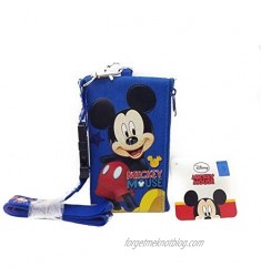 Disney Lanyard & ID Holders with Coin Purse (Blue Mickey)
