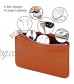 FurArt Genuine Leather Coin Purse Change Purse With Zipper Soft Leather Coin Pouch Mini Size