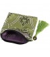 kilofly 12 pc Silk Brocade Tasseled Coin Purse Zipper Jewelry Bag Gift Pouch Set