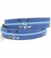 Crossed Clubs Needlepoint Belt in Classic Navy by Smathers & Branson