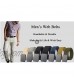 LionVII Men Nylon Web Belts - Metal Buckle Fully Adjustable Belt Strap for Work