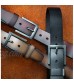 Men's Belt 100% Leather Casual Belt Looks Great with Jeans Khakis Dress - With Classic Single Prong Buckle