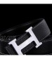 Men's Belt Smooth Leather Belt 1.8 inch Alloy Buckle Men's Casual Trendy Belt (41.5 inch Silver)