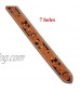 Mens Western full grain Leather belt Engraved Tooled Strap w/Snaps for Interchangeable Buckles 1.5 wide USA
