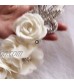 Ayliss Bridal Wedding Sash Belt with Flowers Pearls Rhinestone Dress Maternity Waist Belt Brides Bridesmaids