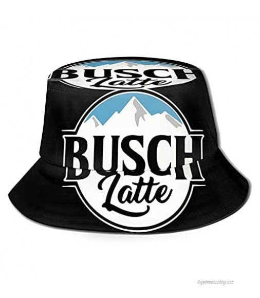 Bus-ch Latte Hat Bucket Hat Wide Brim Summer Fisherman Cap Fashion Packable Sun Hat