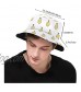 Designed Lemon Lemons Bucket Hat Printed Bucket Hat Foldable Summer Outdoor Cap for Adults