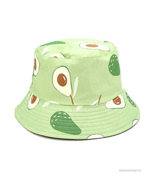OCTEEN Summer Bucket Hats Reversible Travel Beach Sun Hat Outdoor Cap Unisex