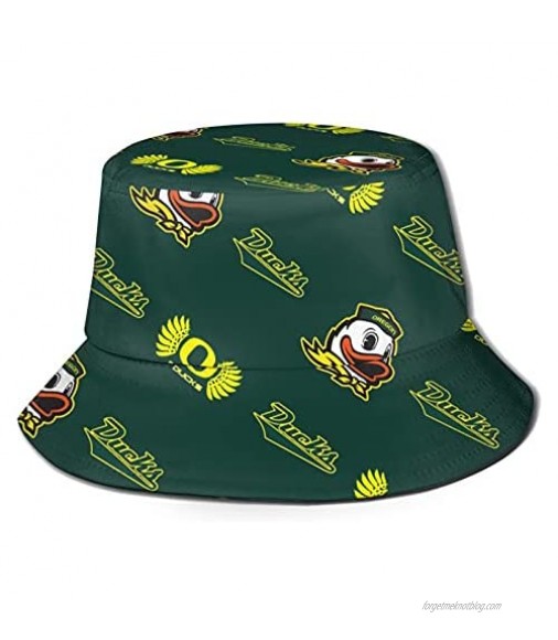 Ore-gon Duck Bucket Hat Sun Hats for Men Summer Outdoor Sun Protection Wide Brim Bucket Hat Foldable Cap Fashional Bucket Hats for Women