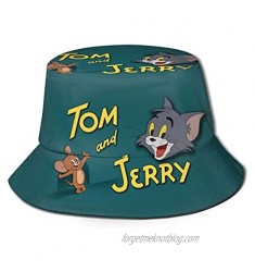 Unisex Cartoon Trendy Bucket Hat for Summer Travel Beach Outdoor Sports Sun Fisherman Cap Basin Hat for Men Women Kids Gifts
