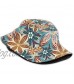 Unisex Tropical Flower Travel Bucket Hat Summer Fisherman Cap Sun Hat