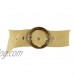 Women genuine Italian Suede Leather Belt for Dress Made in France ANETTE