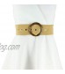 Women genuine Italian Suede Leather Belt for Dress Made in France ANETTE