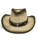 YYCHUN Cowboy Hat for Men Women Classic Roll Up Brim Western Hats Cowgirl Hat Summer Sun Protection Sun Hats