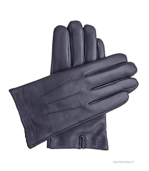 Downholme Vegan Leather Gloves for Men