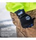 Fingerless Winter Work Glove with Flip Top Mitten Thermal Fleece Lined Ergodyne ProFlex 816 Black Medium
