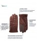 isotoner Men’s Microfiber Touchscreen Texting Warm Lined Cold Weather Gloves with Water Repellent Technology