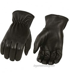 Men's Unlined Deerskin Gloves w/Cinch Wrist - 100% USA Northern Deer (X-Small)