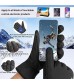 Mens Winter Gloves -30℉Windproof Waterproof Warm Touch Screen Gloves for Outdoor Work Cycling