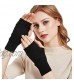 NOVAWO Cashmere Fingerless Gloves Soft Warm Arm Warm Gloves