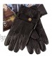 Pierre Cardin Luxury Leather Gloves with Strap - Mens Leather Winter Gloves