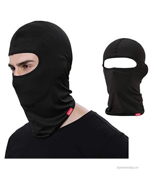 Balaclava Face Mask Men Summer 2 Pack UV Sun Protection Balaclava Full Face Mask