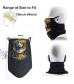 BNKIBN Gaiter Face Mask with Ear Loops Bandana Mask Neck Gaiter Face Scarf Cover Men Women for Sun Dust Wind