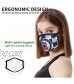Cruz Azul Fútbol Club Adult Reusable Bandana Face Mask Black Border Mouth Mask for Outdoor Sports (2 Packs)
