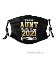 Mask - Proud Family of A Class of 2021 Graduate Mask Soft Comfortable Adjustable