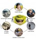 Shrek Face Mask Balaclava Windproof Men's Women's Dustproof Mouth Cover Washable Reusable Replaceable Adjustable with 2 Filter Black