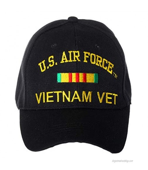 Artisan Owl Officially Licensed Vietnam Veteran Embroidered Adjustable Baseball Cap - US Navy US Air Force US Army
