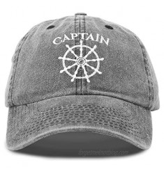 DALIX Captain Hat Sailing Baseball Cap Navy Gift Boating Men Women Vintage