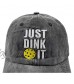 NVJUI JUFOPL Men's & Women's Pickleball Baseball Cap Washed Vintage Funny Dad Hat