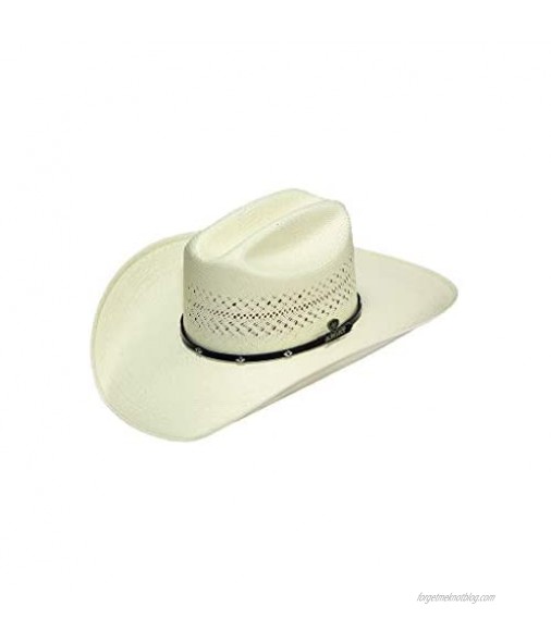 ARIAT Men's 20X Cattleman Crease Double S Straw Cowboy Hat Natural 6 3/4