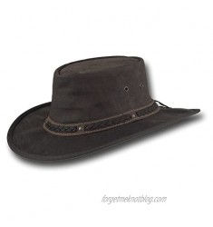 Barmah Hats Crackle Kangaroo Leather Hat - Item 1018