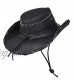 Bullhide Men's Iron Road Leather Hat - 4022Bl