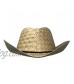 CHAPEAU TRIBE Low Crown Westen Cowboy Straw Hat (2 Pack)