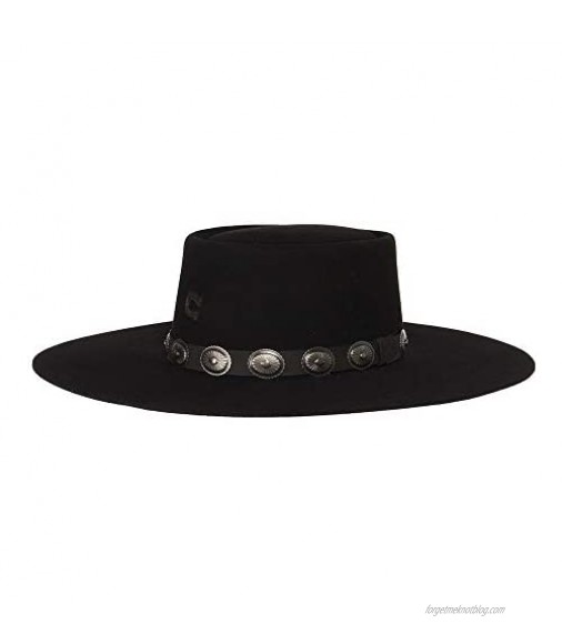 Charlie 1 Horse CWHIDT-224207 High Desert Felt Concho Hat in Black