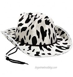 Mello Life Active Cow Print Cowboy Hat | Country  Rodeo Western Cowboy Hats  Adult Cowboy Hat for Dress-Up  Parties & Play Costume