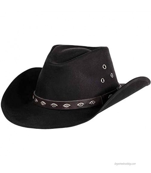 Outback Trading Company Men's 14716 Badlands UPF 50 Waterproof Breathable Western Cowboy Cotton Oilskin Hat