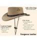 Oztrala~ Jacaru Hat Suede Leather Cowboy Men's Womens Childrens Kids Australian Outback Western Aussie Black Brown WS 1007 US