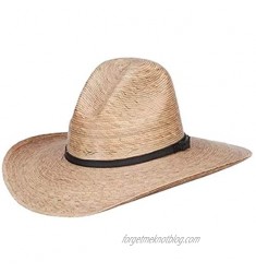 Palm Braid Ranchero Cowboy Hat  Palm Leaf Wide Brim Cowgirl Hat  Sombreros Vaqueros para Hombre