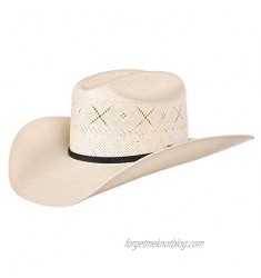 RESISTOL Mens George Strait All My Ex s 4 1/4 Brim Straw Cowboy Hat