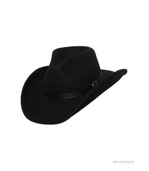Shapeable Outback Cowboy Western Wool Hat Dallas Silver Canyon