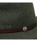 Stetson Mens Cromwell Wool Felt Crushable Water Repellent Olive Mix Crusher Collection Cowboy Hat