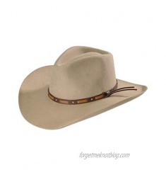Stetson Men's Hutchins 3X Wool Felt Cowboy Hat - Swhutc403420 Stone