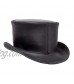 Voodoo Hatter El Dorado Unbanded Black or Brown Leather Top Hat