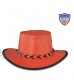 Barmah Hats Squashy Hunter Leather Hat - Item 2075