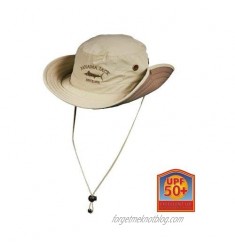 Boonie Fishing Hat - Lightweight  Packable  UPF (SPF) 50+ Sun Protection  3" Floating Brim