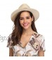 Fedora Beach Hat Men Women Wide Brim Straw Panama Hats Foldable Roll Up Hat Fedora Summer Beach Sun Hat